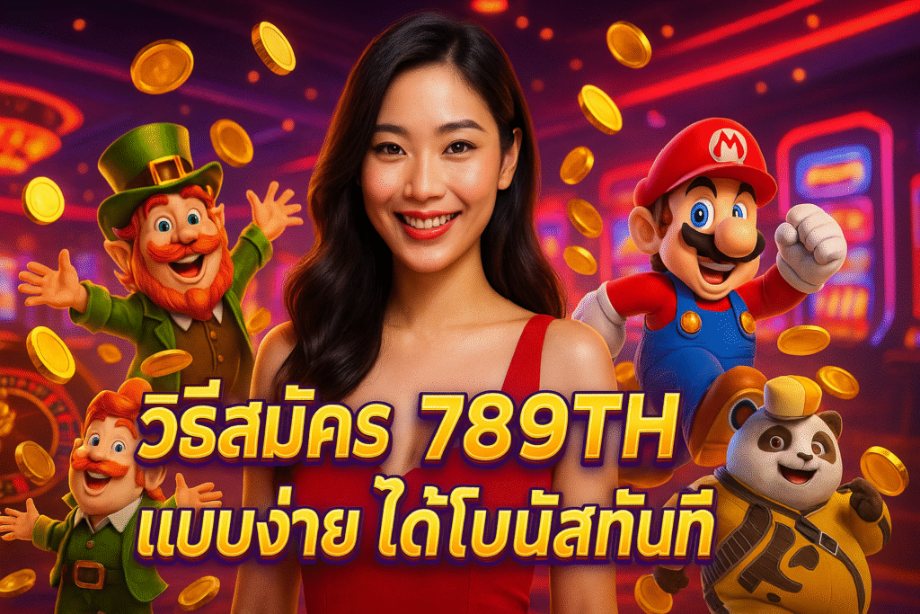วิธีสมัคร 789TH แบบง่าย ได้โบนัสทันที